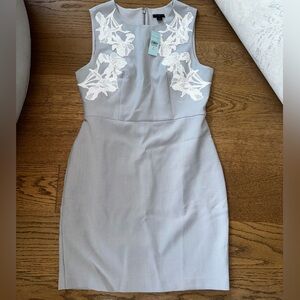 Ann Taylor Grey Midi dress